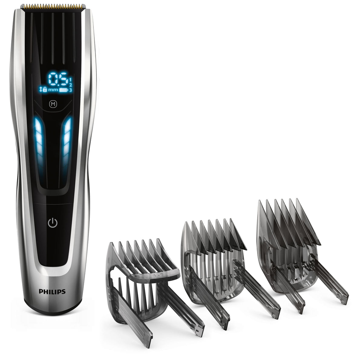 Philips Hair Clipper Series 9000 HC9450/15 Negro/Plata 120 min Cortapelos