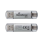 Pendrive Combo 64gb Usb 3.2 Mediarange