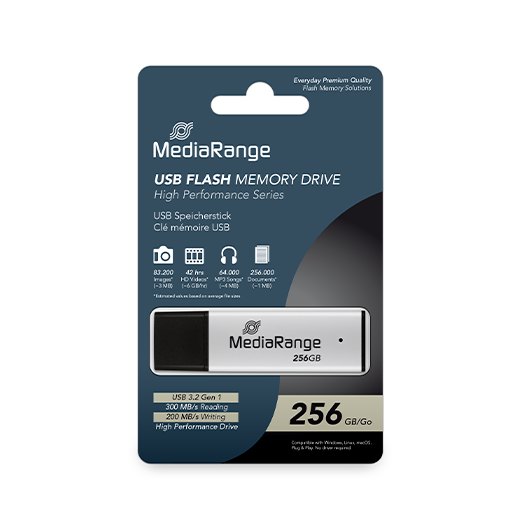 Pendrive 256gb Usb 3.2 Mediarange High P.