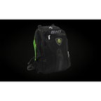 MOCHILA GAMING KEEP OUT BK7 PARA PORTATILES 15,6" CON MULTIPLES BOLSILLOS COLOR NEGRO Y VERDE