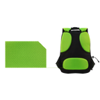 MOCHILA GAMING KEEP OUT BK7 PARA PORTATILES 15,6" CON MULTIPLES BOLSILLOS COLOR NEGRO Y VERDE