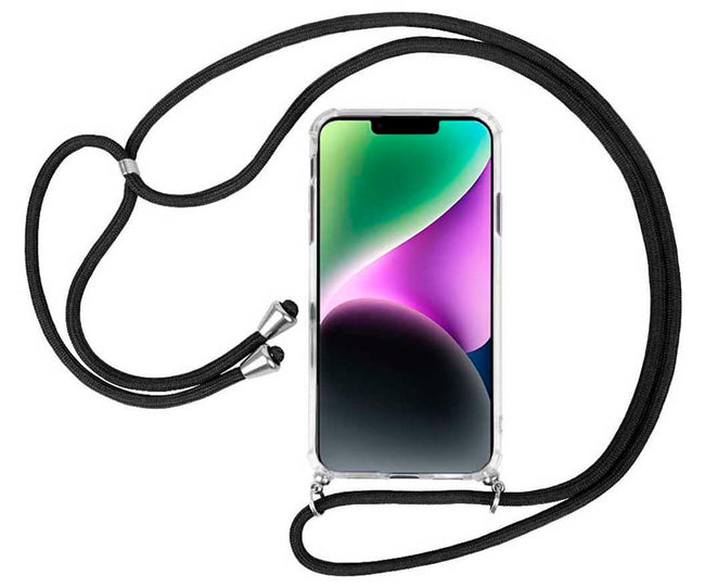 Akashi Funda Trasera De Silicona Con Cuerda En Color Transparente / Apple Iphone 14 Hover Image