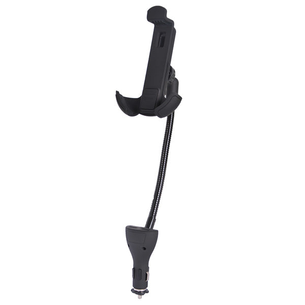 Soporte Smartphone Para Coche Con Dos Tomas Usb Value