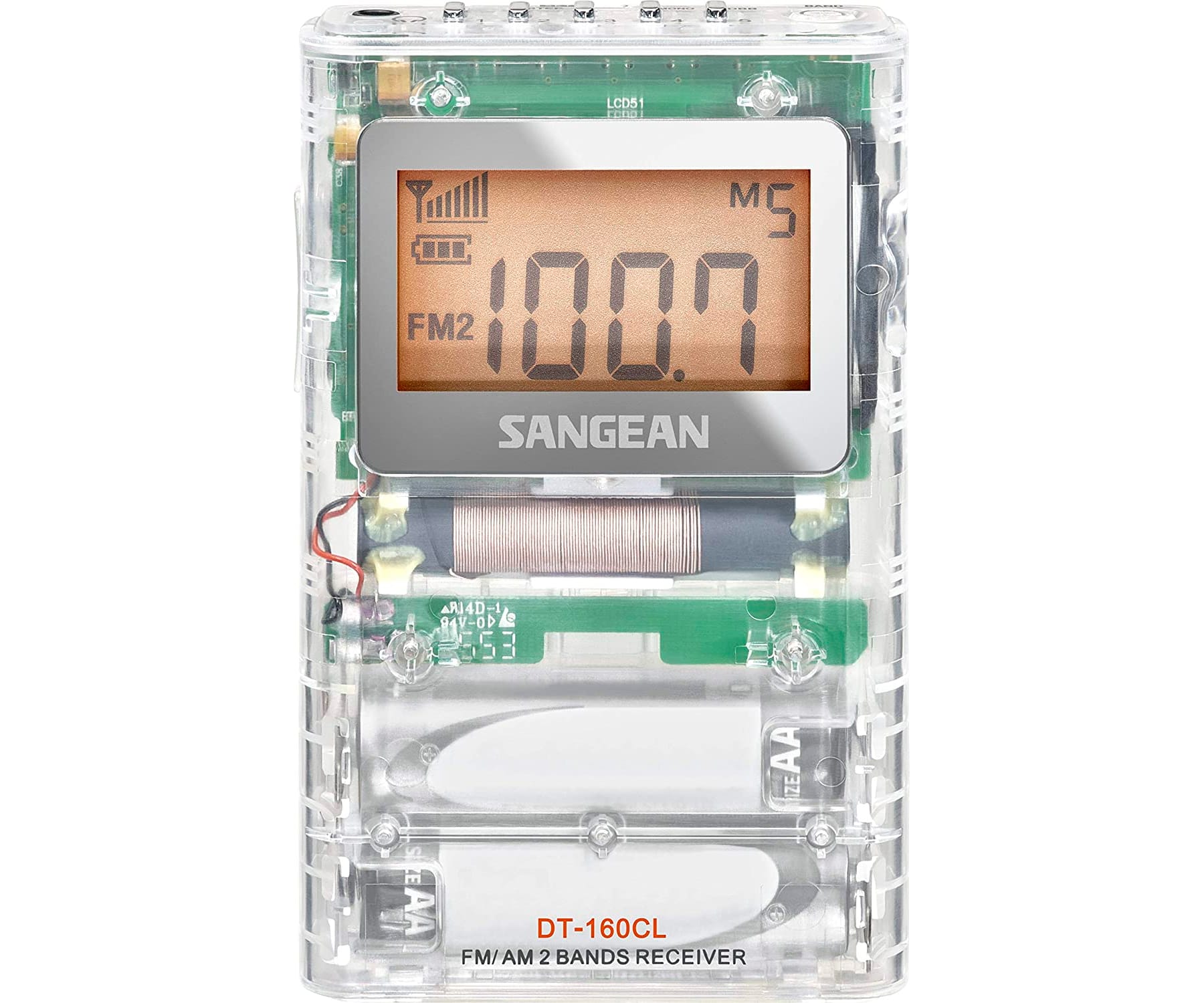 Sangean Dt-160 Clear / Radio Portátil