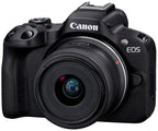 Canon Eos R50 Black + Objetivo Canon Rf-s 18-45mm Is Stm / Cámara Mirrorless