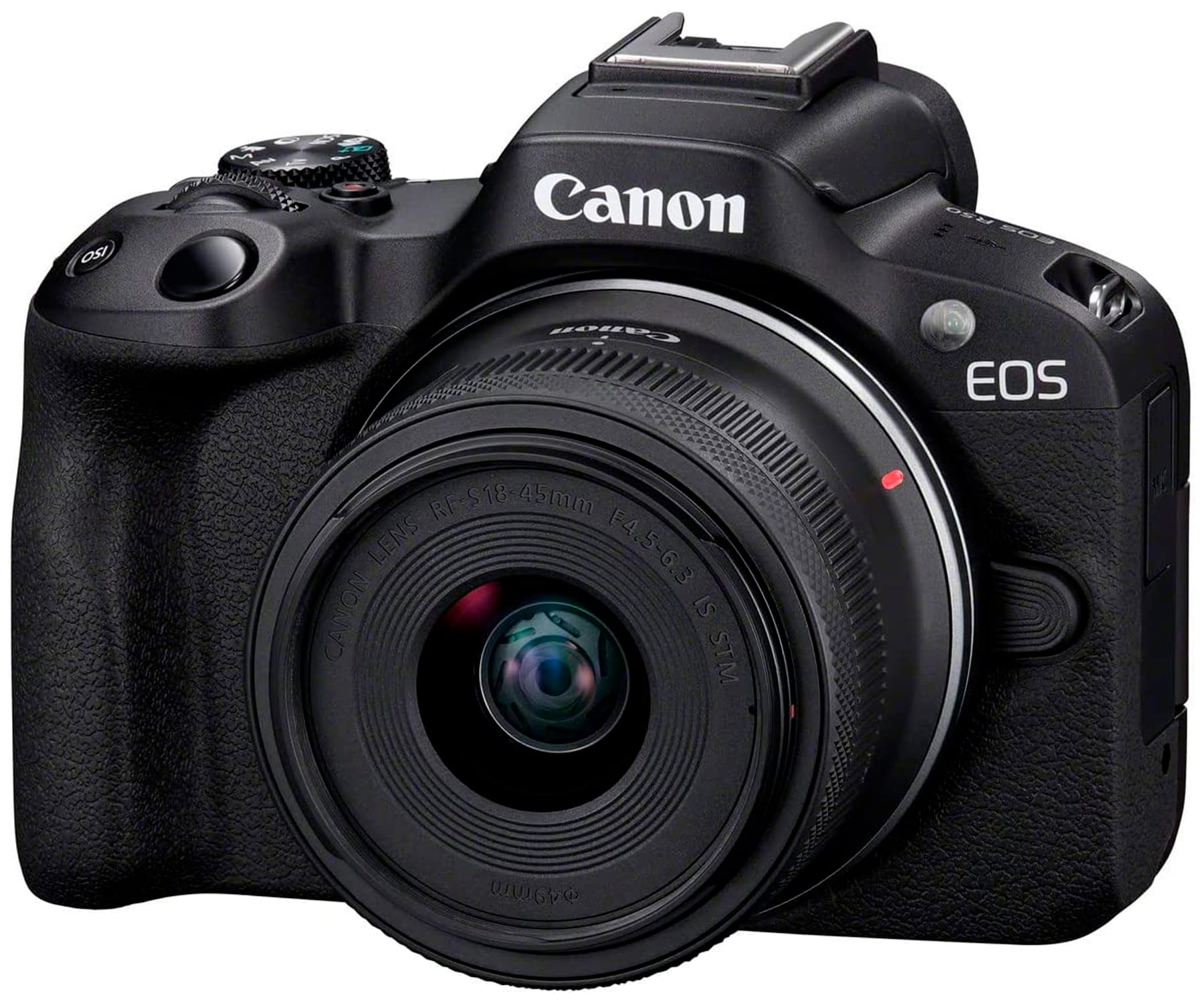 Canon Eos R50 Black + Objetivo Canon Rf-s 18-45mm Is Stm / Cámara Mirrorless