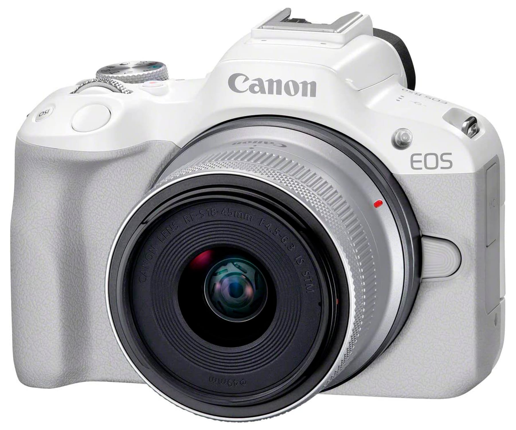 Canon Eos R50 White + Objetivo Canon Rf-s 18-45mm Is Stm / Cámara Mirrorless
