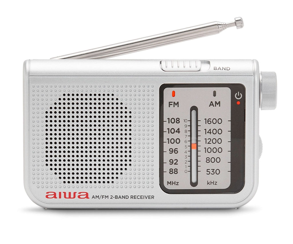 Aiwa Rs-55/sl Blanca / Radio Portátil De Bolsillo