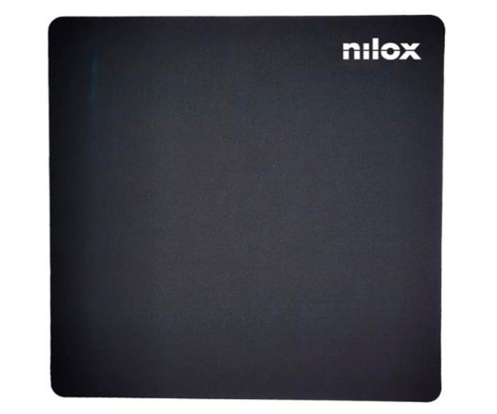 Nilox Mouse Pad Inter Black / Alfombrilla De Ratón Cuadrada