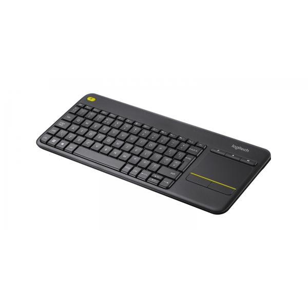 Teclado Logitech Wireless K400 Black Plus Touch Pad P/n:920-007137