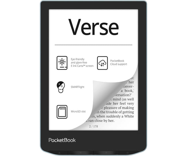 Pocketbook Verse Bright Blue / Lector De Libros Electrónicos 6" 8gb Hover Image