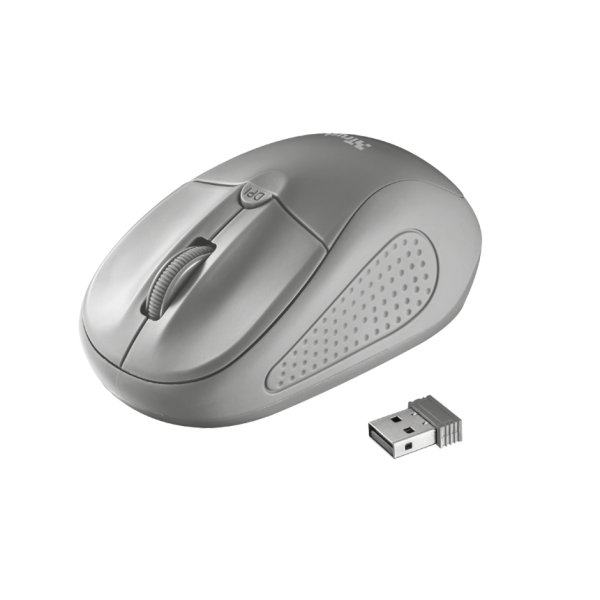 Ratón Trust Wireless Mouse Primo - Grey (sensor Optico De 1.000 - 1.600 Ppp Reales) Main Image