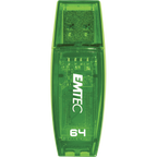 Emtec C410 Color Mix Verde Transparente / Pendrive 64gb Usb-a 2.0