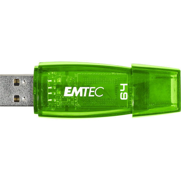 Emtec C410 Color Mix Verde Transparente / Pendrive 64gb Usb-a 2.0