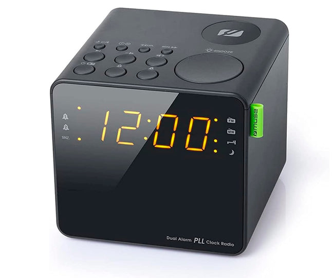 Muse M-187 Cr Black / Radio Despertador Hover Image