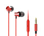 Aiwa Estm-50rd Red / Auriculares Inear Con Cable