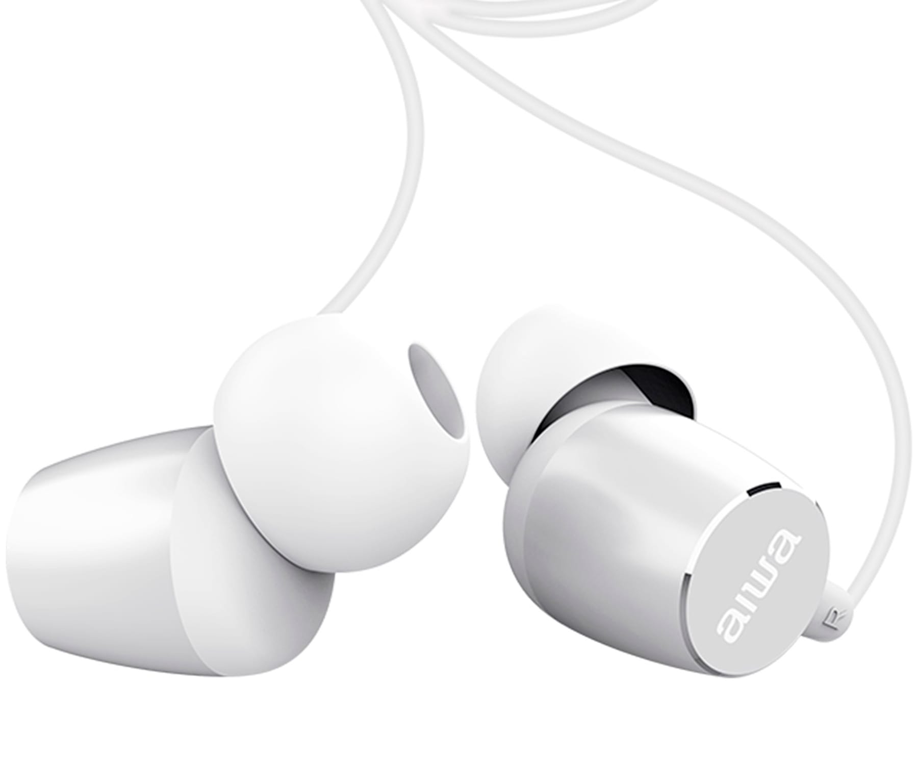 Aiwa Estm-30wt White / Auriculares Inear Con Cable