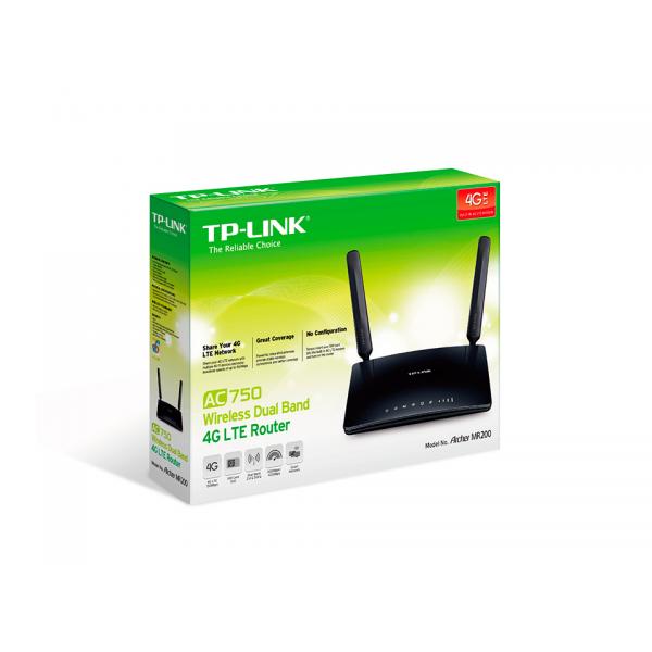 TP-LINK Archer MR200 Router 4G WiFi AC750 DualBand