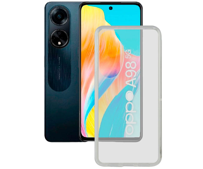 Ksix Trasera De Silicona Transparente / Oppo A98 Hover Image
