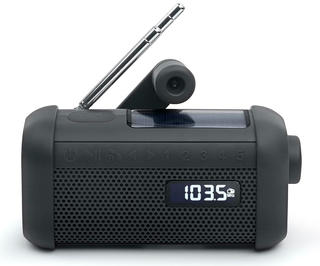 Muse Mh-08mb Black / Radio Portátil Solar