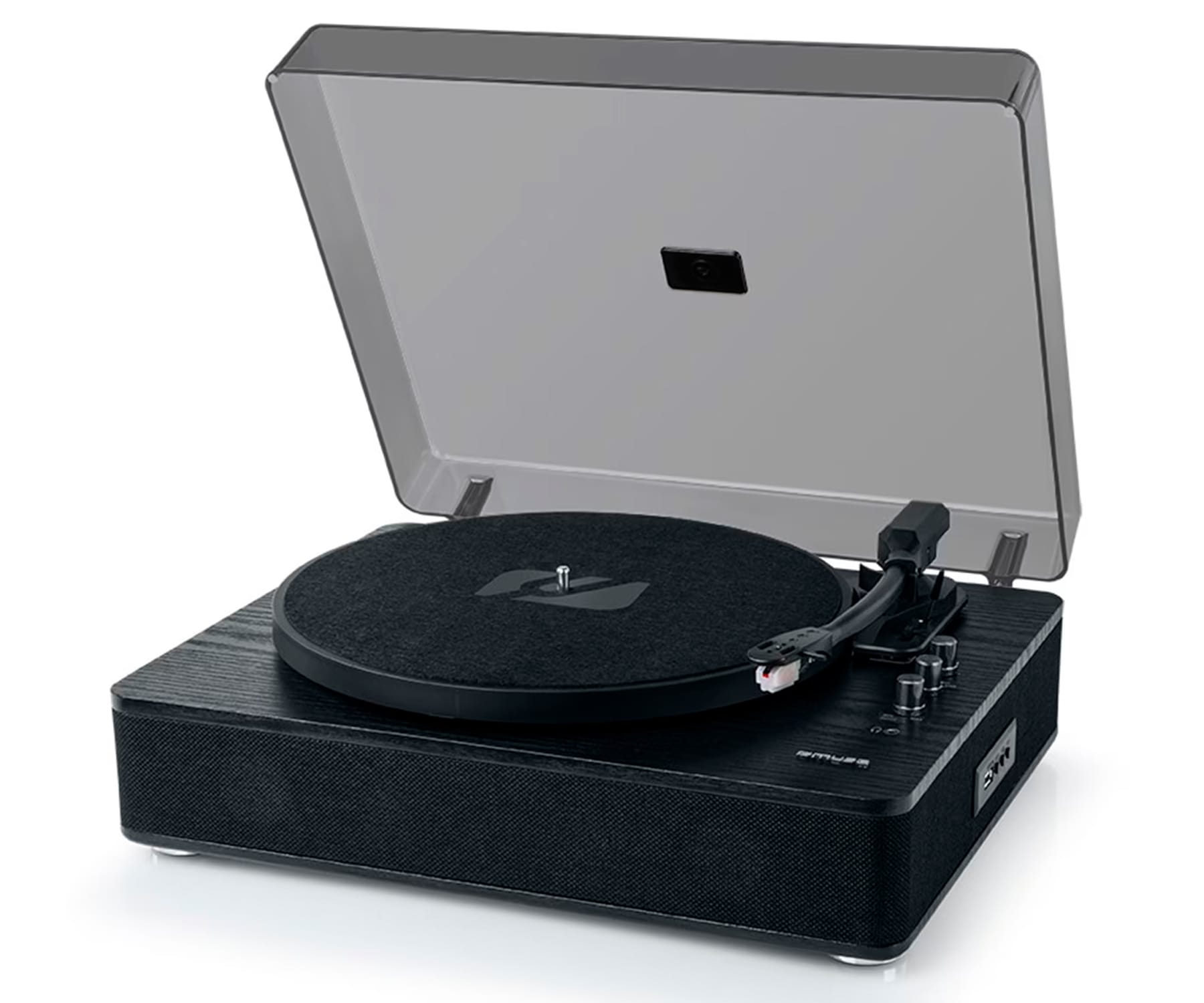 Muse Mt-106 Wb Black / Tocadiscos Con Altavoces