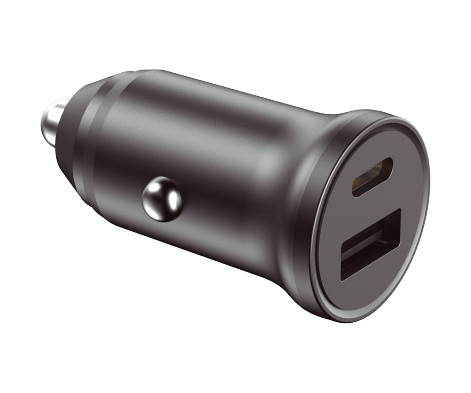 Ksix Bxcrc20pd Black / Cargador Usb-a + Usb-c Para Coche 20w