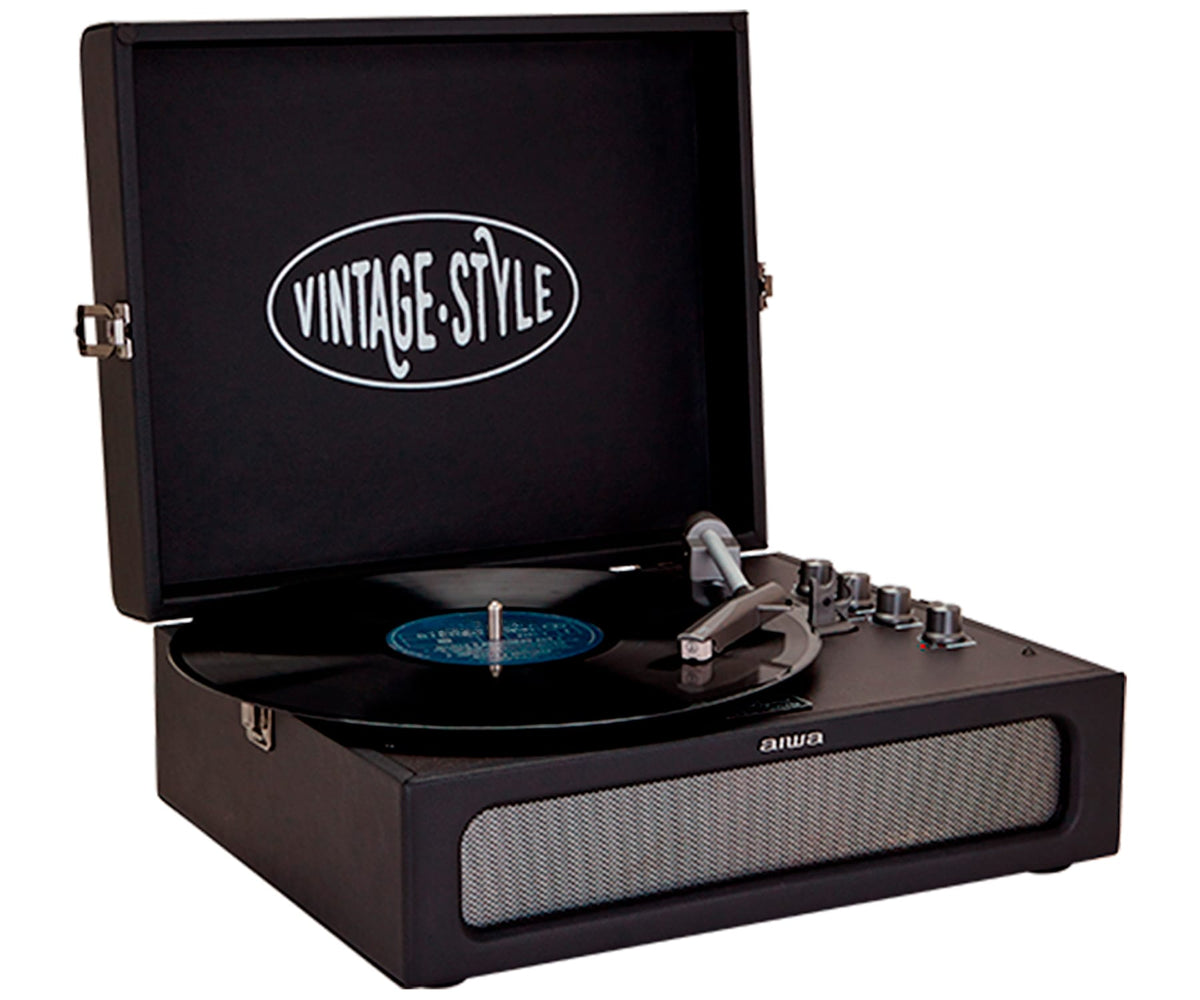 Aiwa Vpx-1971 Black / Tocadiscos Con Altavoces