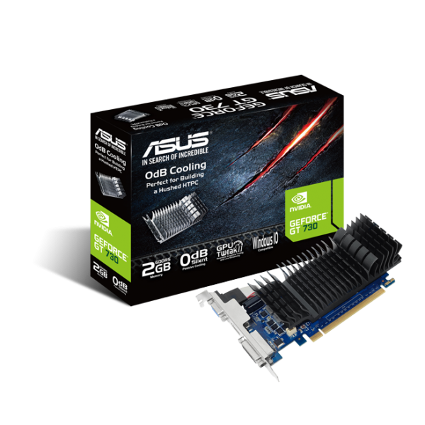 Vga Asus Gt 730 2gb Gddr5 Vga, Dvi, Hdmi 2560x1600 Clock 902 Mhz Memory 5010 Mhz 64bit