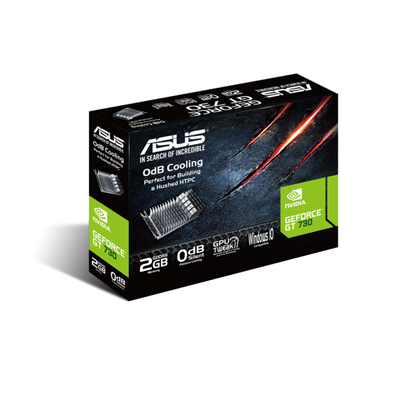 Vga Asus Gt 730 2gb Gddr5 Vga, Dvi, Hdmi 2560x1600 Clock 902 Mhz Memory 5010 Mhz 64bit