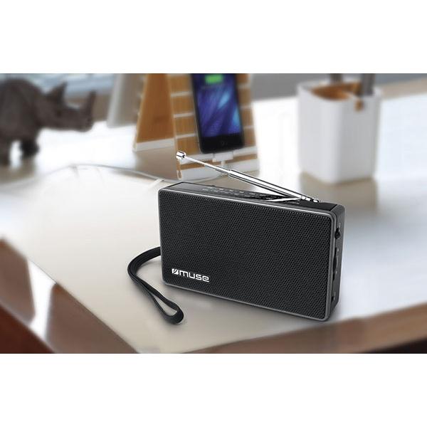 Muse M-030 R Negro / Radio Portátil