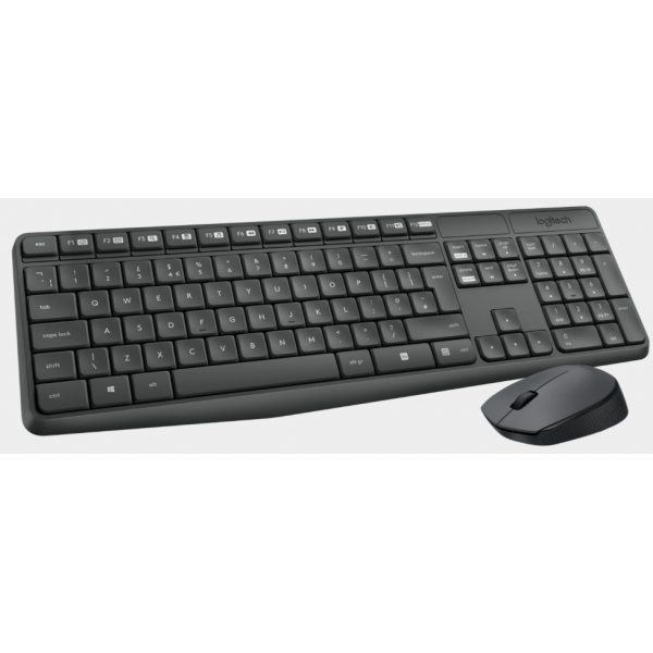 Teclado Y Mouse Logitech Wireless Mk235 P/n:920-007917 Portugues