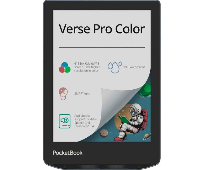 Pocketbook Verse Pro Color Stormy Sea / Lector De Libros Electrónicos 6" 16gb Hover Image