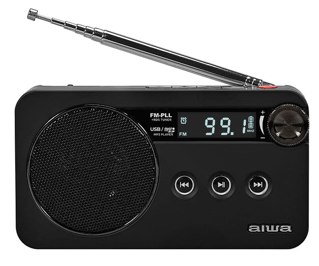 Aiwa Rs-77pll/bk Negra / Radio Portátil Hover Image