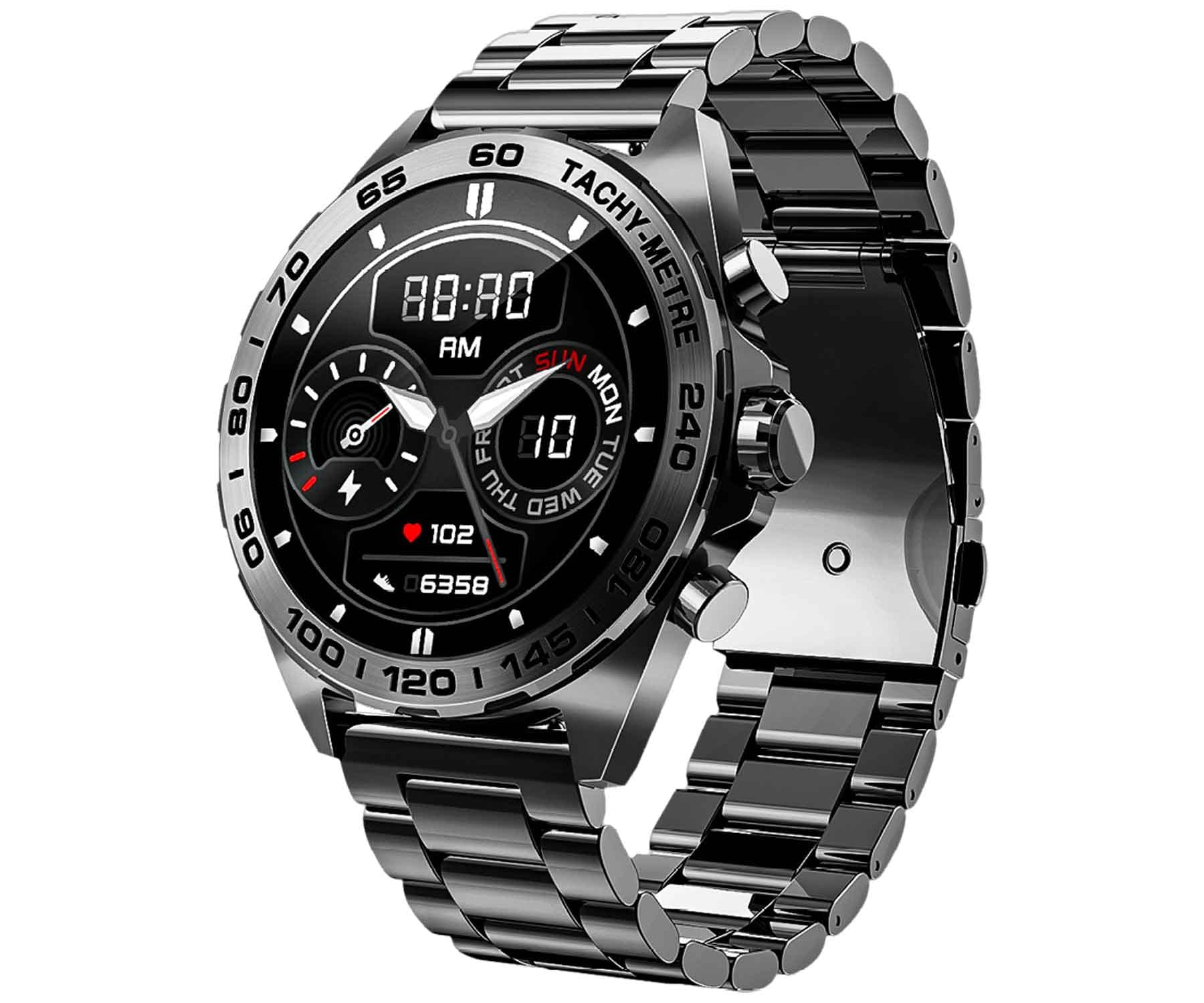 Beafon Smartwatch 501 Stainless Steel / Smartwatch 1.43" Amoled