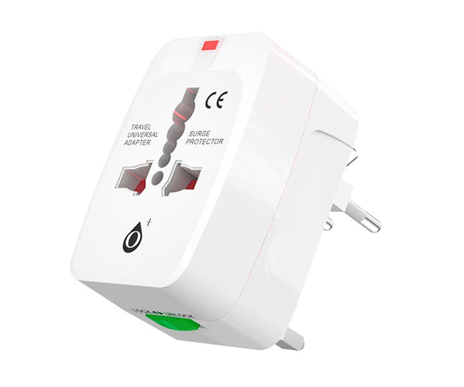 Jc Nr9376 / Adaptador De Enchufe Para Viaje Universal / Us/eu/uk/aus 4 En 1 Hover Image