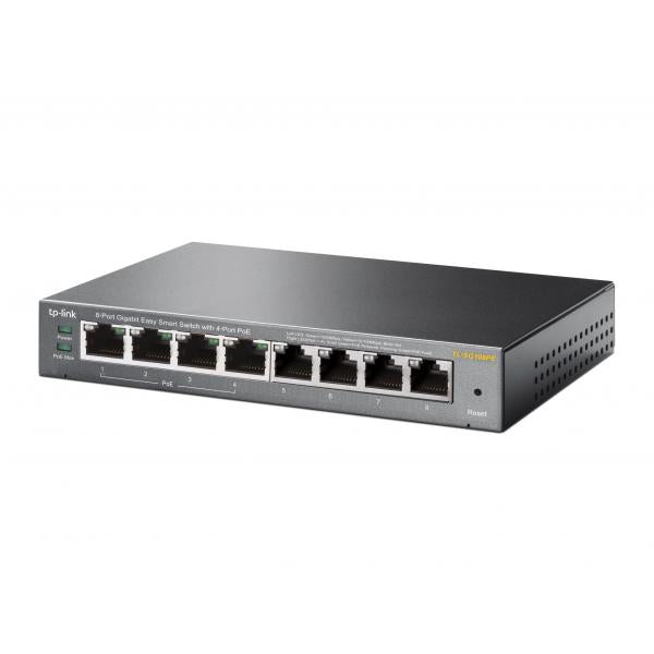 TP-Link TL-SG108PE L2 Gigabit Ethernet 10/100/1000 PoE Negro