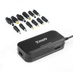 Cargador Universal Portatil Tooq Tqlc-90bs02m 90w 12 Conectores Salida Usb Negro