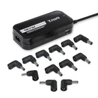 Cargador Universal De Portatil Tooq Tqlc-90bs02at 90w Automatico 12 Conectores 2 Puertos Usb