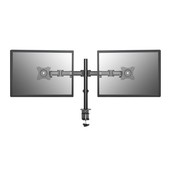 Soporte Doble Pantalla Equip 13 Pulgadas - 27 Pulgadas Inclinable Giratorio 360 Max 8 Kg Vesa Max 100x100