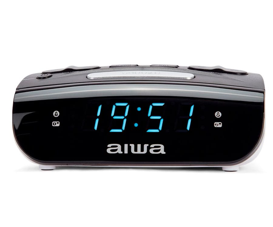 Aiwa Cr-15 Blanco / Reloj Despertador