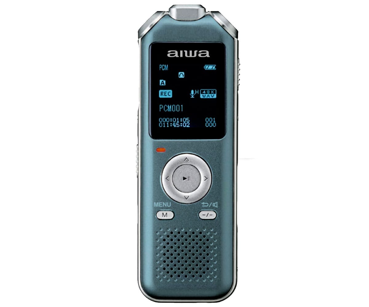 Aiwa Dvr-m700 Azul / Grabadora De Voz Digital 16gb