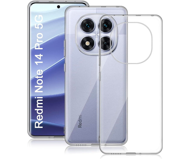 Jc Funda Trasera Silicona Transparente / Xiaomi Redmi Note 14 Pro 5g Hover Image