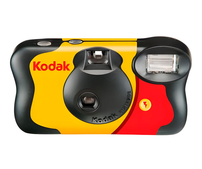 Kodak Funsaver Con Flash Incorporado - 27 + 12 Exposiciones En Color / Cámara Desechable Hover Image