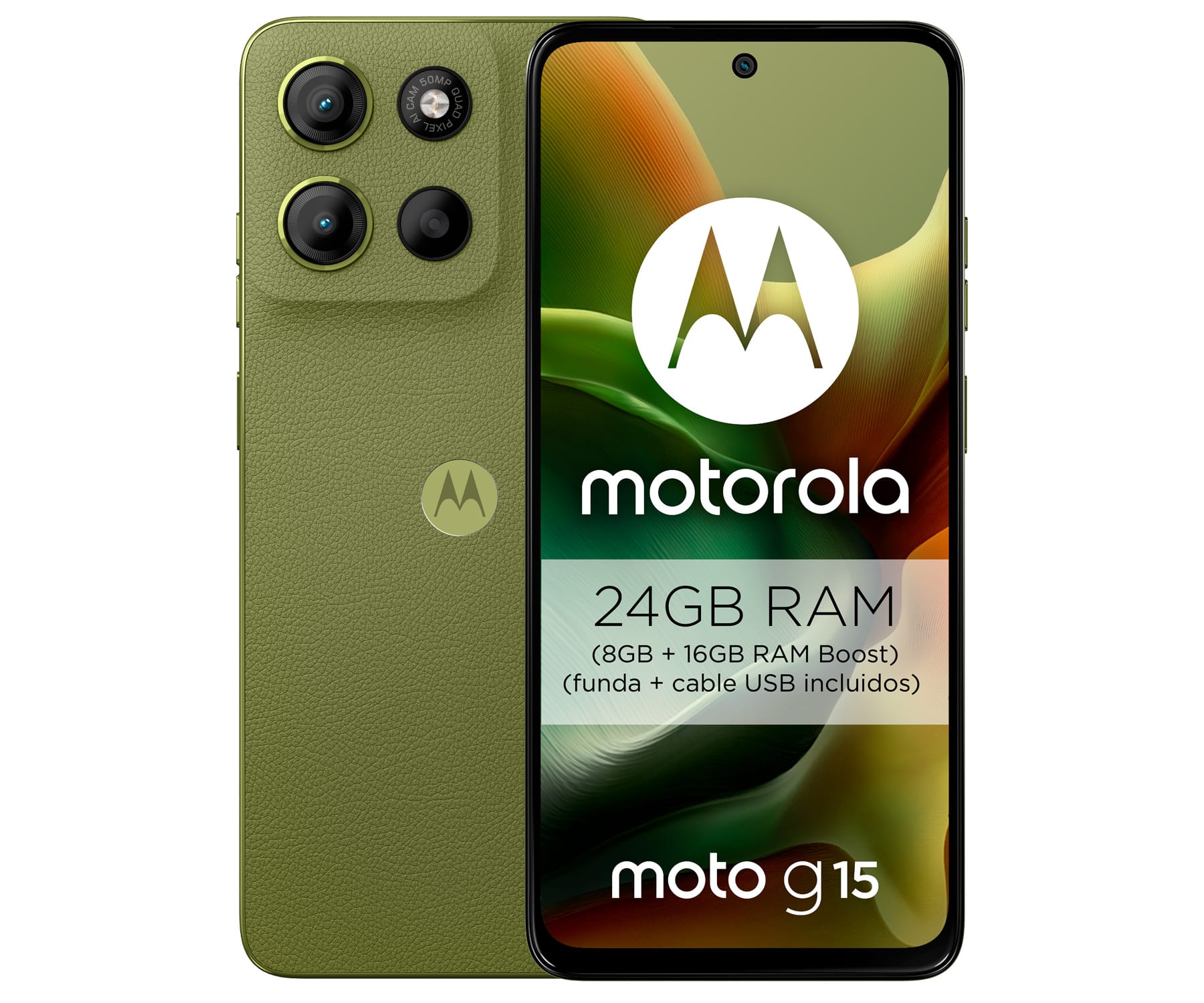 Motorola Moto G15 4g Green / 8+128gb / 6.72" Full Fhd+