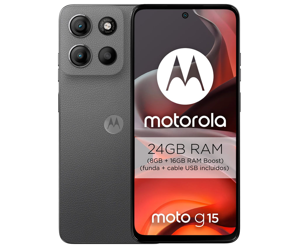Motorola Moto G15 4g Grey / 8+256gb / 6.72" Full Fhd+