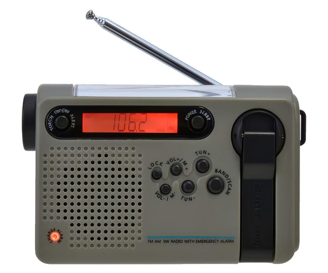 Beafon Btec-rds900 Grey / Radio Portátil Con Manivela Hover Image