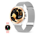 Ksix Lya Rosa / Smartwatch 1.19"/ 2 Correas (metal + Silicona)