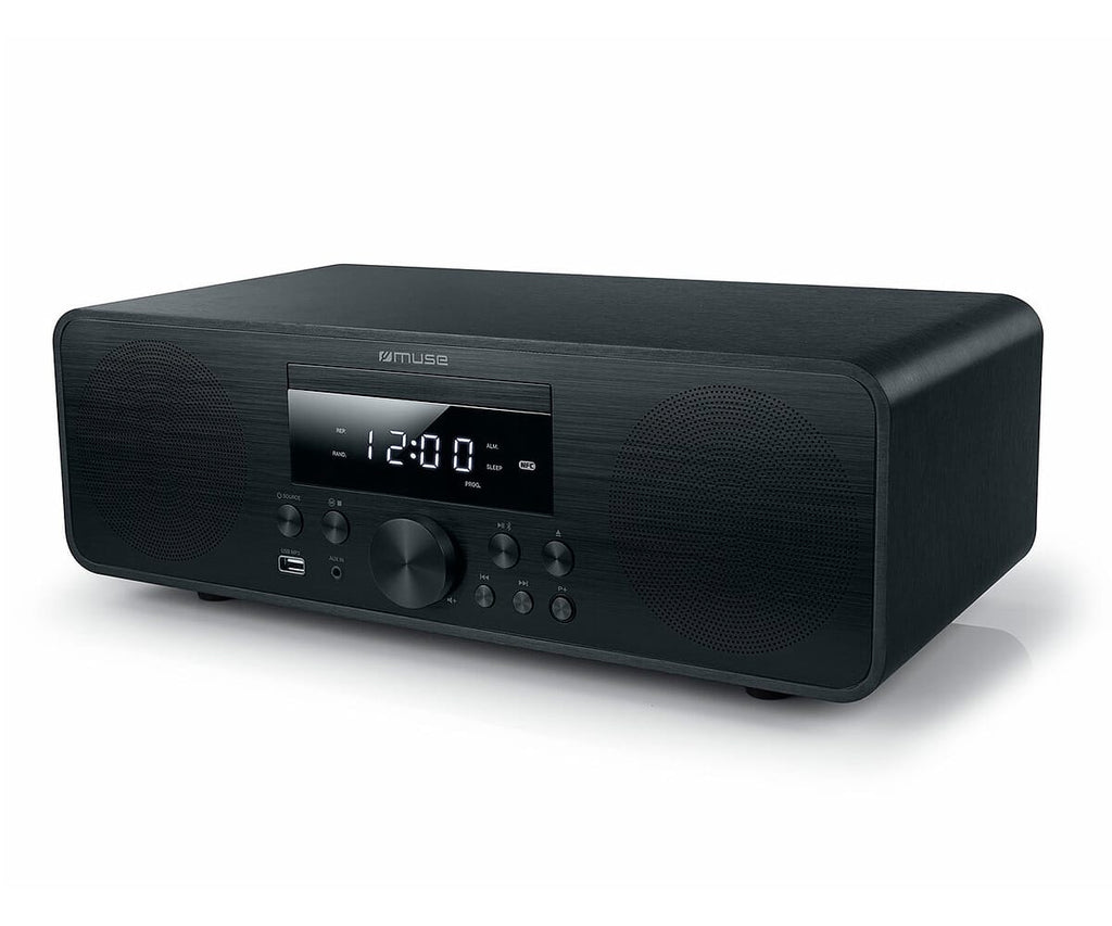 Muse M-880 Fbc Black / Microcadena 80w Con Reproductor De Cd, Fm Radio Y Usb