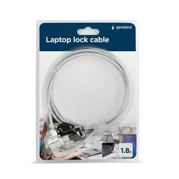 Cable de seguridad Lk-k-01 Gembird para portatil con llave