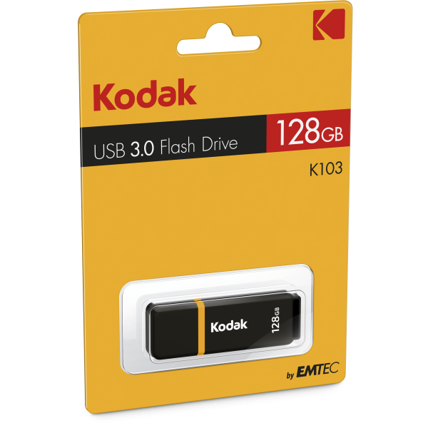 Kodak K103 Negro / Pendrive 128gb Usb-a 3.2 Gen1